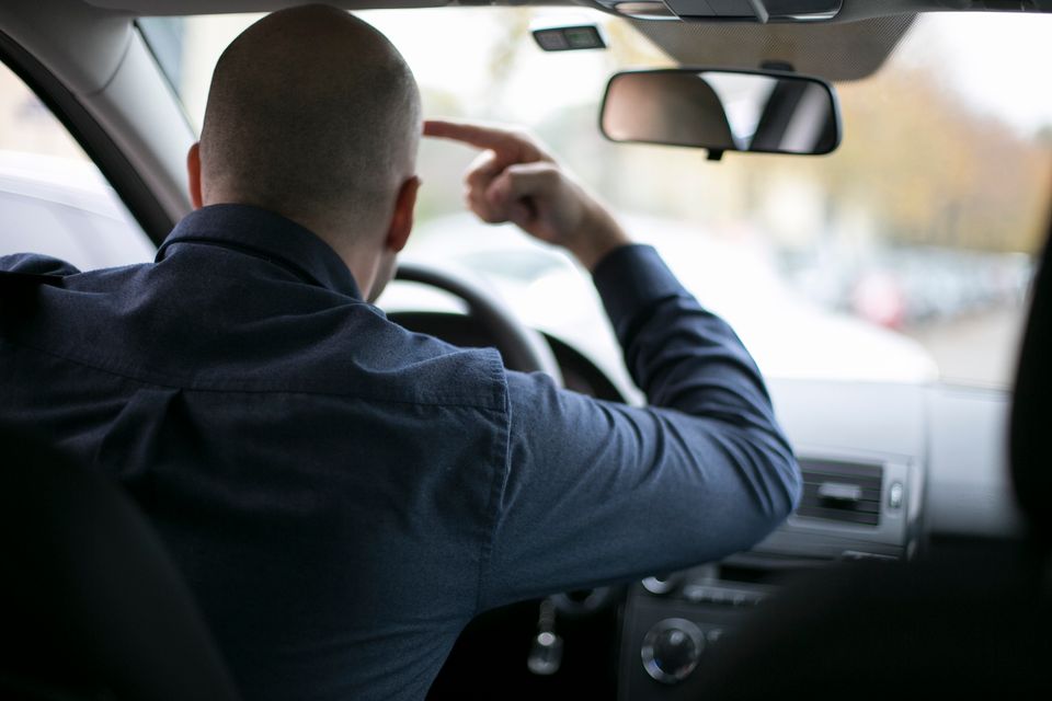 Vejvrede: Næsten hver fjerde har råbt ad andre i trafikken, viser en undersøgelse fra Rådet for Sikker Trafik og GF Fonden (foto: Rådet for Sikker Trafik).