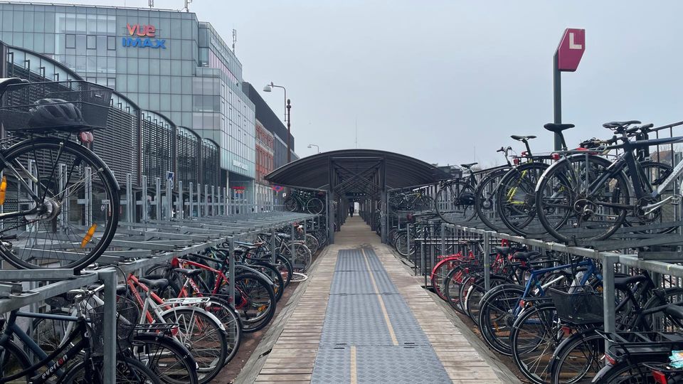 Cykelbroen langs Bruuns Bro i Aarhus Banedanmark