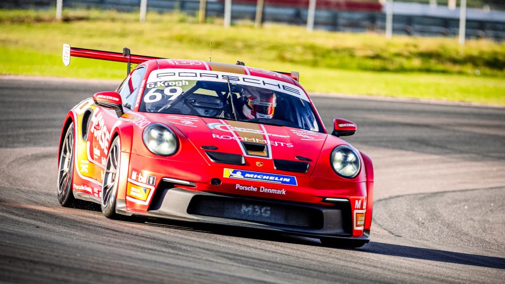 Gustav Krogh vil på mesterskabspodiet i Porsche Carrera Cup-finale